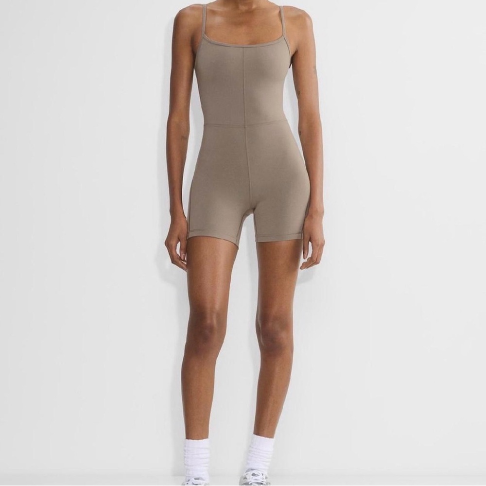 Aritzia Golden Bodysuit in light grey